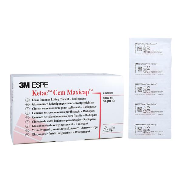 3M Solventum 56021 Ketac Cem Maxicap Glass Ionomer Luting Cement Standard Pack 50/Bx 3M Solventum 56021 Ketac Cem Maxicap Glass Ionomer Luting Cement Standard Pack 50/Bx
